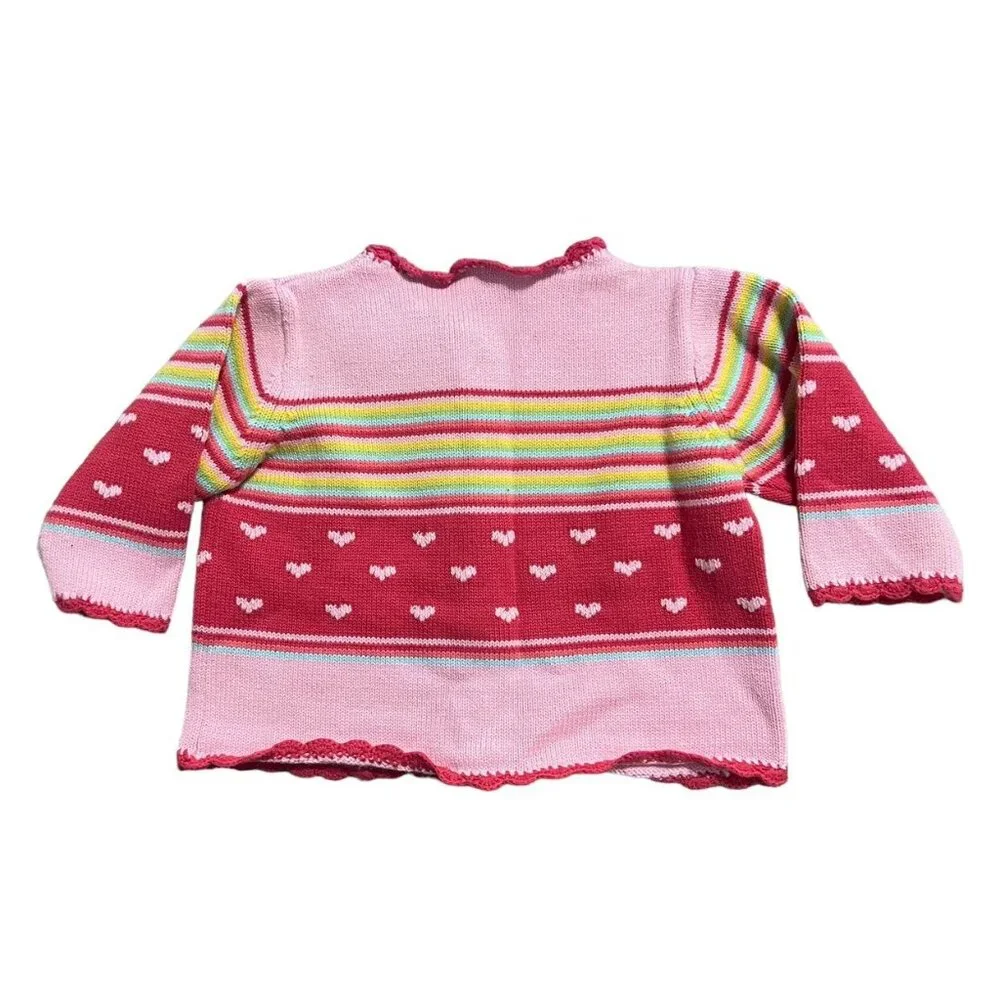 Gymboree 3-6m Tiny Hearts Cardigan Sweater